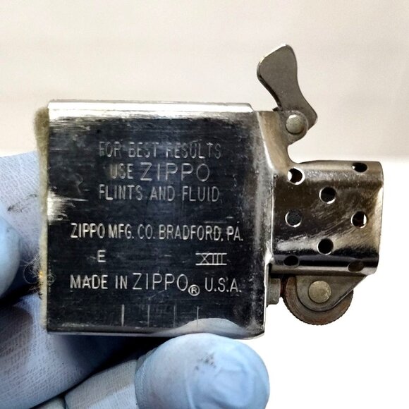 Zippo Factory Error 65th Anniversary Limited Edition Lighter 1932-1997 RARE VTG - Picture 6 of 9